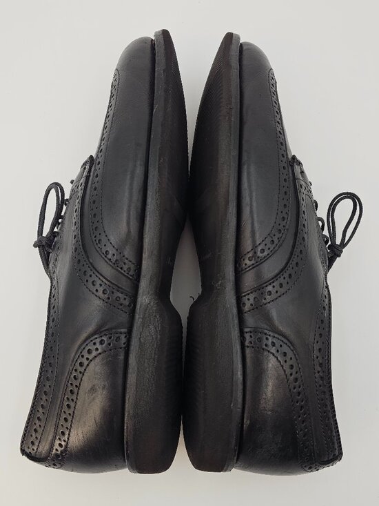 Allen Edmonds Leather Black Wingtip Brogue Oxford Shoes 3350 Men\'s Size 10.5D main image 10